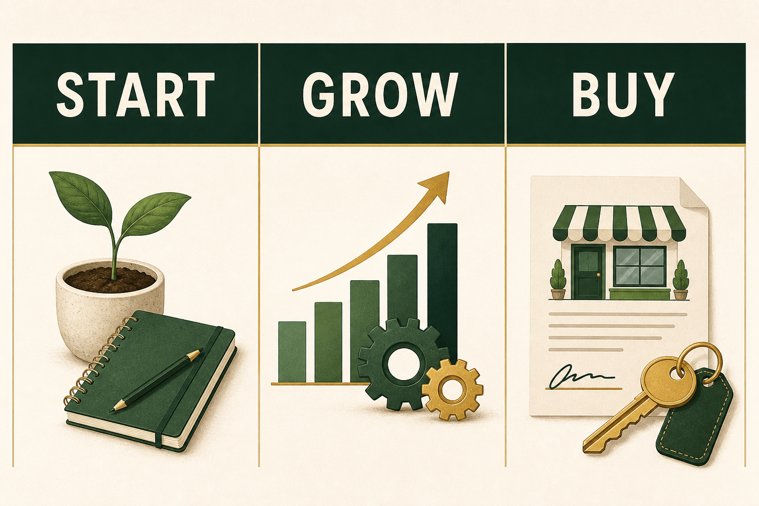 Business funding comparison for starting growing and buying
